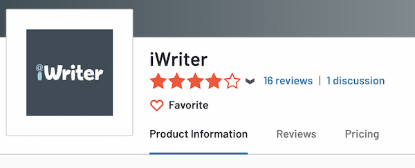 iwriter reviews