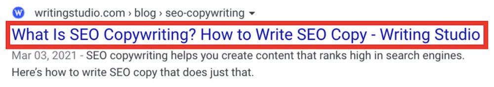 meta title for the keyword seo copywriitng