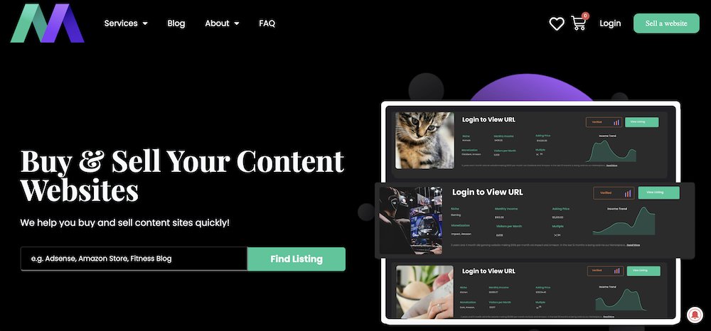 a screenshot of the Motion Invest homepage